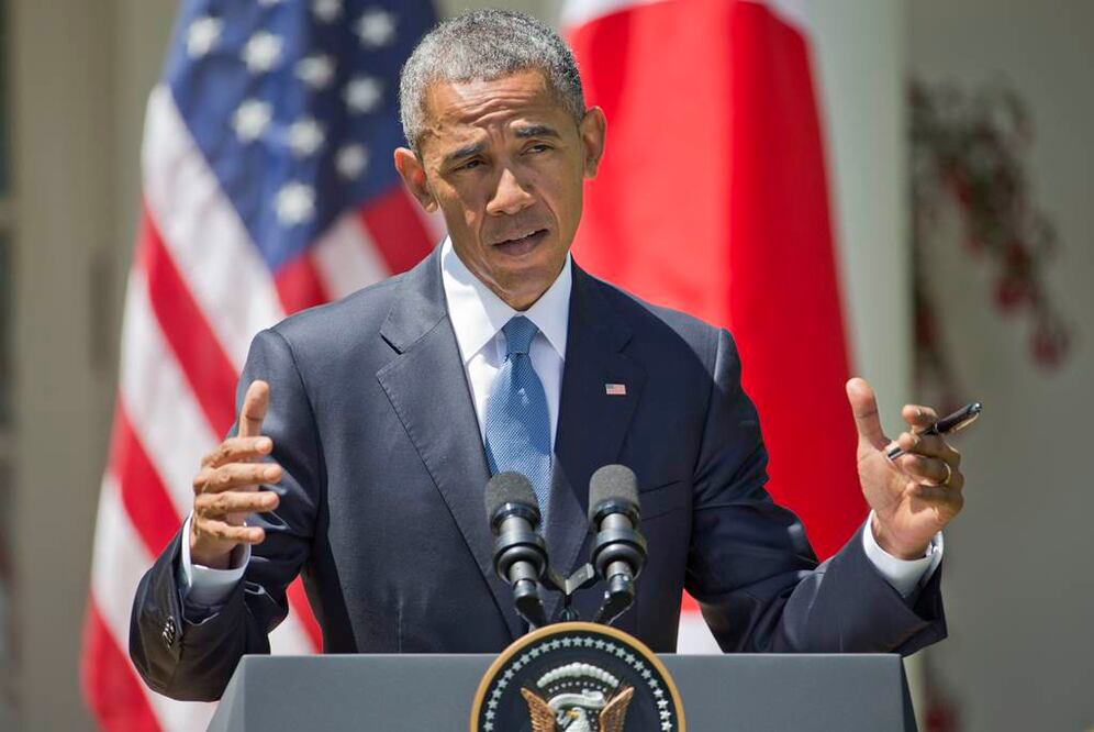 "No están protestando, no están efectuando una afirmación; están robando", afirmó Obama