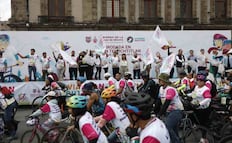 Inauguran ciclovía La Gran Tenochtitlán entre protestas; "Calzada de Tlalpan es de todos", afirma Brugada