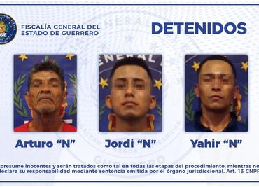 Detienen a tres hombres en Acapulco; presuntamente robaron con violencia un vehículo de Coppel