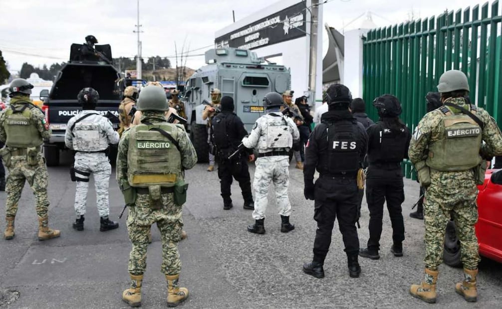 Despliegue del operativo "Estadio de México, Destino Futbolero". Foto: Especial