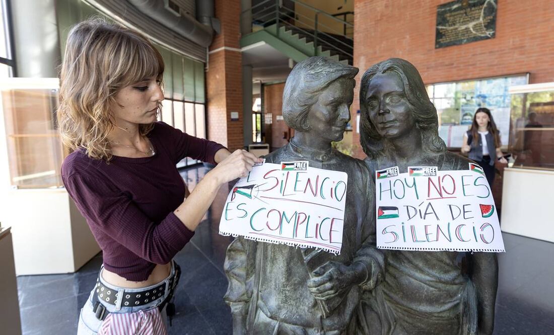 Las universidades españolas mostraron este jueves su disposición a revisar y, en su caso, a suspender acuerdos de colaboración con centros de investigación y universitarios de Israel que no hayan expresado un firme compromiso con la paz.: Foto AP