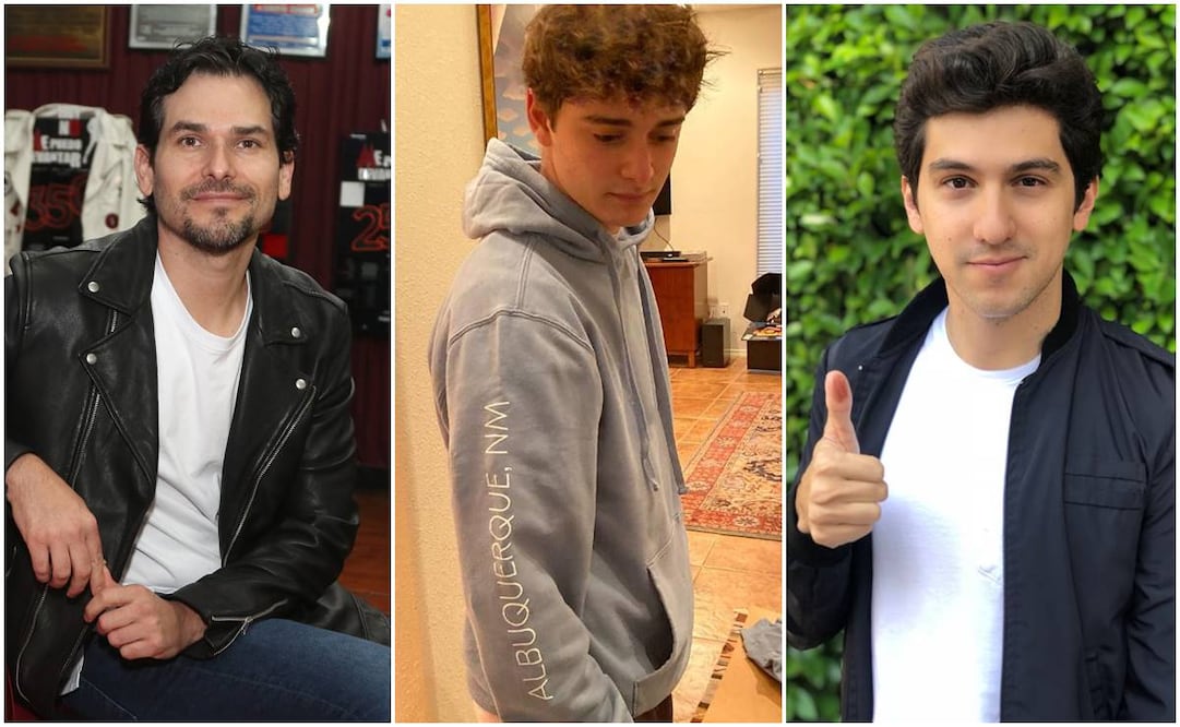 Alan Estrada, Jerry Velázquez  y Noah Schnapp. Foto: Archivo El Universal/ Instagram.