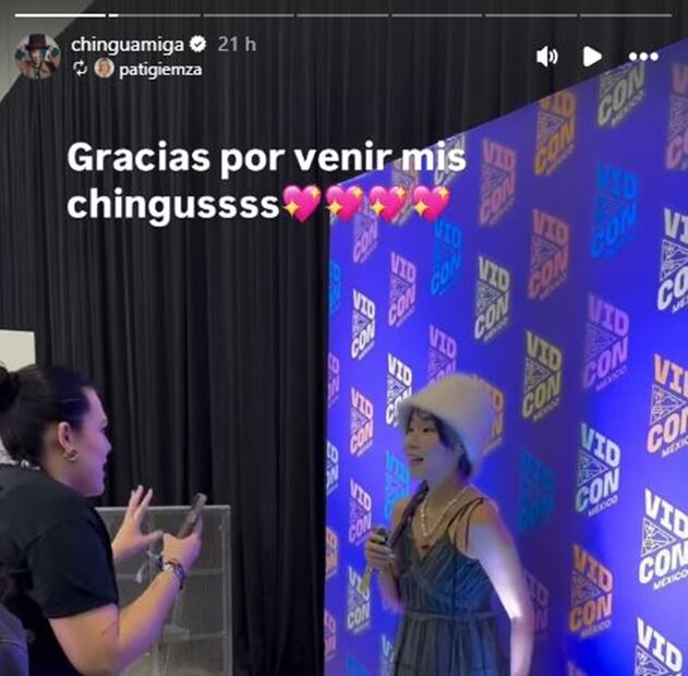 Chingu Amiga en la VidCon 2024. Foto: Captura de pantalla