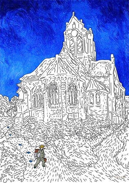 Pieza de "La lógica del humor". Foto: Muestra "La lógica del humor"