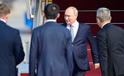 Vladimir Putin llega a China; se reunirá con Xi Jinping