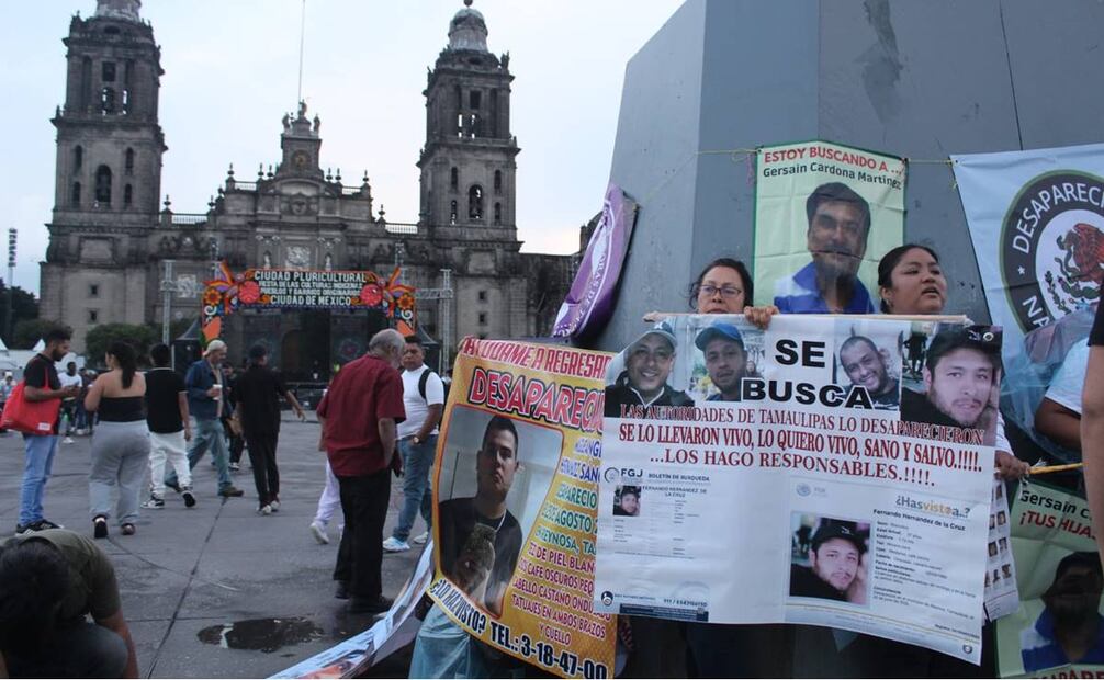 Colectivo nacional de víctimas 10 de Marzo.
Unión de madres Buscadoras de Tamaulipas Sabuesos Guerreras extensión Oaxaca Corazones robados CDMX y oaxaqueños unidos exigiendo justicia. Foto: Francisco Rodríguez / EL UNIVERSAL