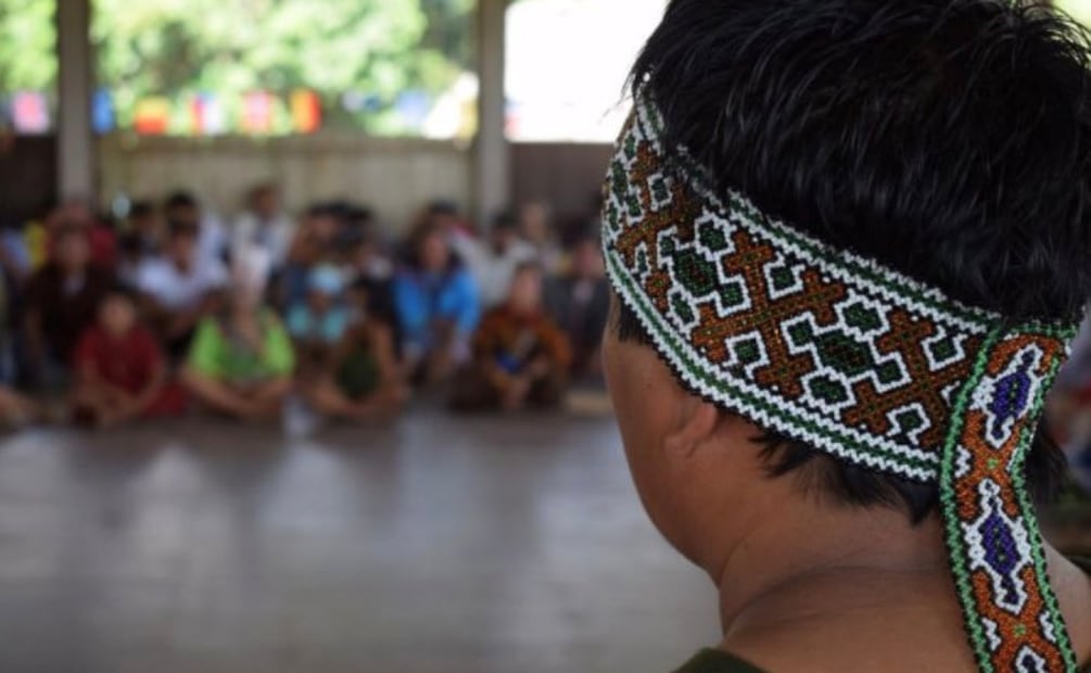Durante años, el pueblo ashaninka ha denunciado la expansión del crimen organizado en la Amazonía y los riesgos para sus territorios. Foto: @UEenPeru