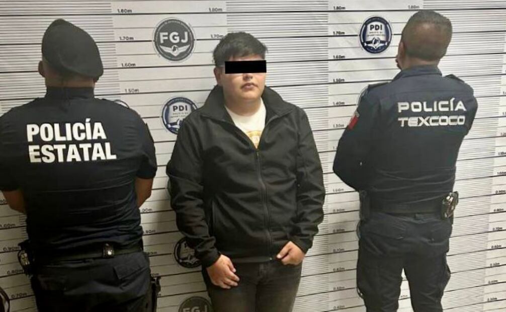 El hombre fue entregado al ministerio público por elementos de la SSEM Foto: Especiales