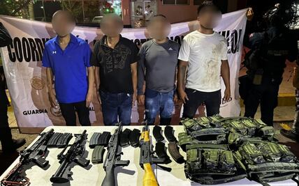 Detiene 5 hombres armados por distintos hechos en dos municipios de Sinaloa