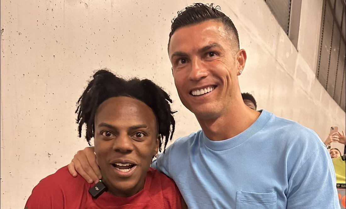 El streamer estadounidense IShowSpeed “enloqueció” al conocer a Cristiano Ronaldo / FOTO: @ishowspeedsui