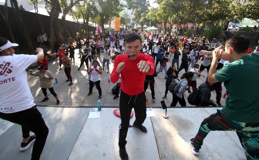 En 2020 se llevó a cabo la primera Clase Masiva de Box. Foto: Carlos Mejía / EL UNIVERSAL