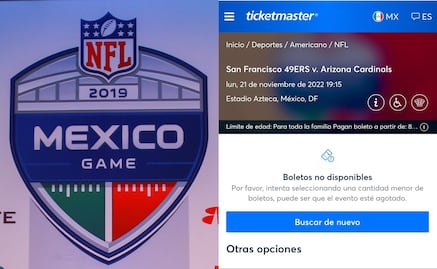 Boletos de la NFL en México se agotan en el primer día de preventa