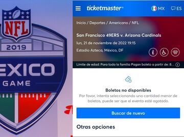 Boletos de la NFL en México se agotan en el primer día de preventa