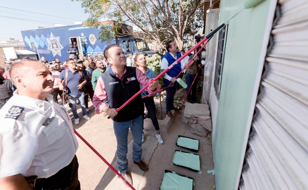 Esteban Villegas Villarreal anunció un plan de regularización de colonias y servicios urbanos (12/11/2024). Foto: Especial