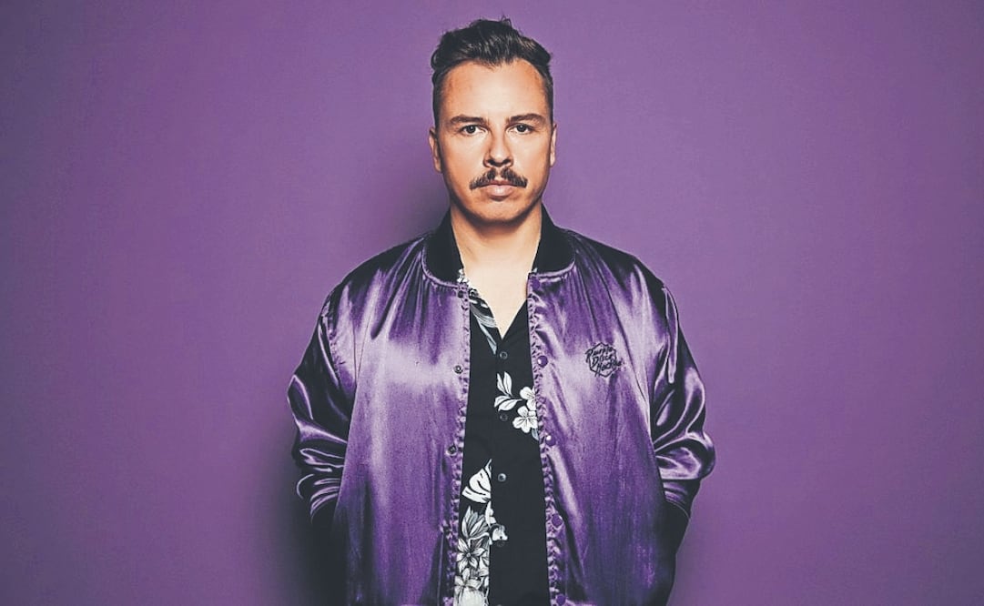 Tocará hoy en el Frontón Bucareli de la CDMX. Foto: Purple Disco Machine