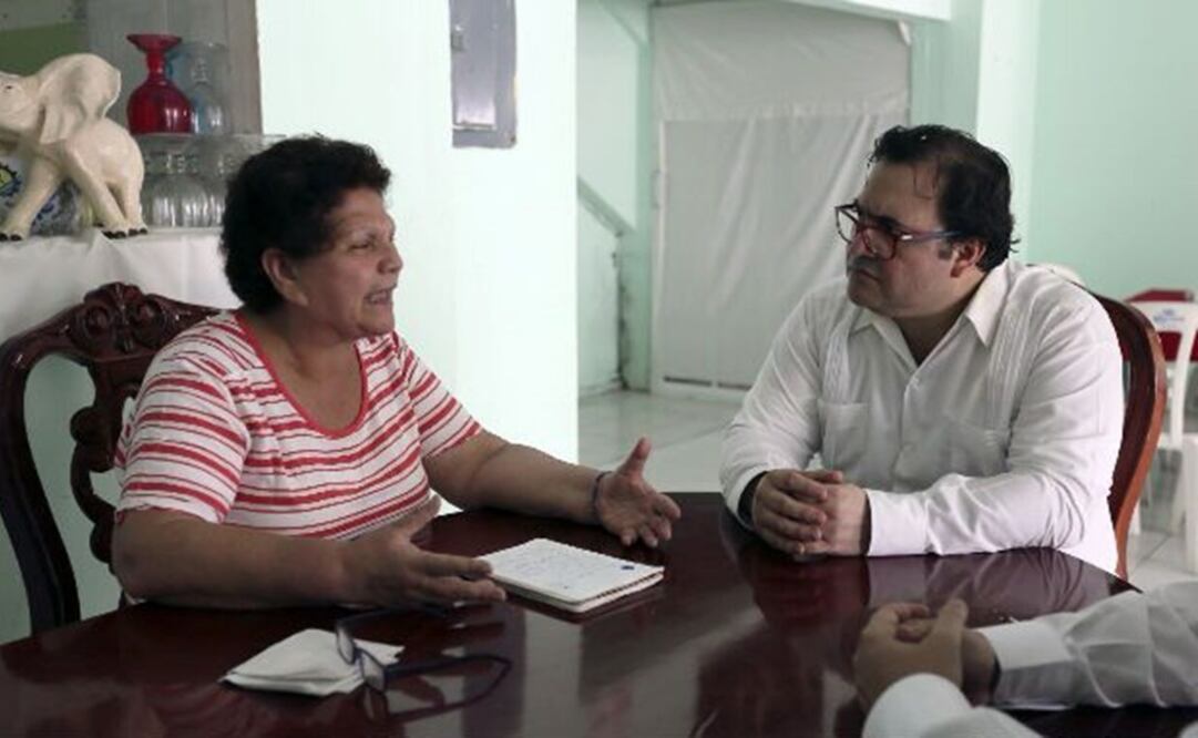 Duarte se reúne con familia de Daphne en Boca del Río