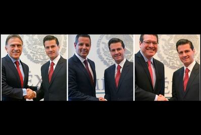 Respalda EPN a gobernadores electos de Veracruz, Oaxaca y Tlaxcala