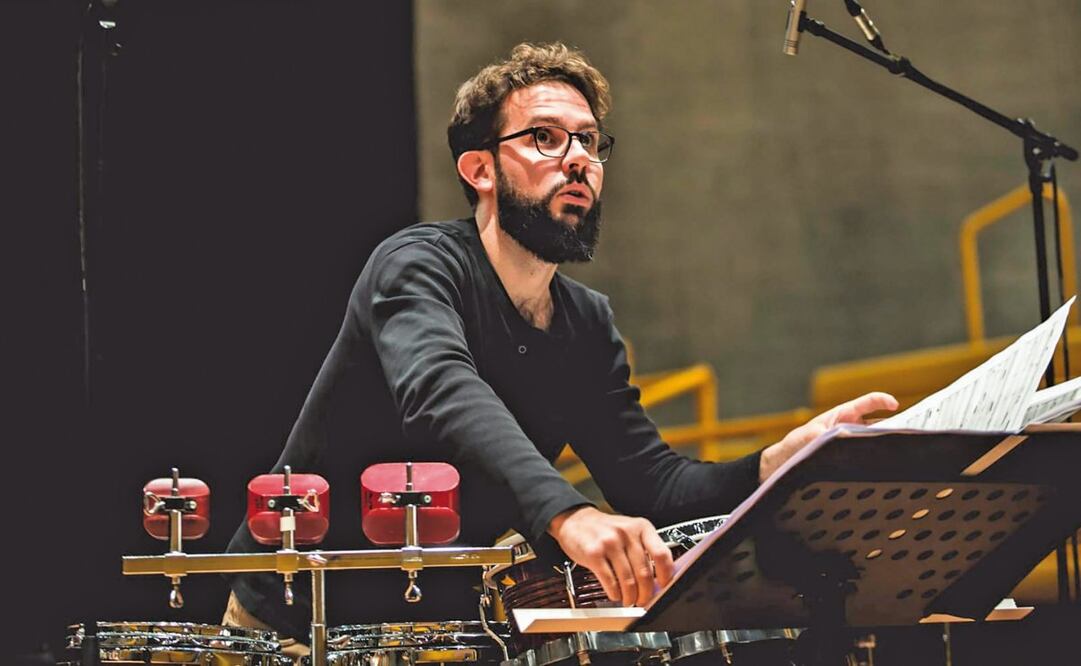 El percusionista argentino radicado en Europa, Ramón Gardella (Kollektiv 3:6 Köln, Alemania), es uno de los platos fuertes del Foro. Foto: INBAL