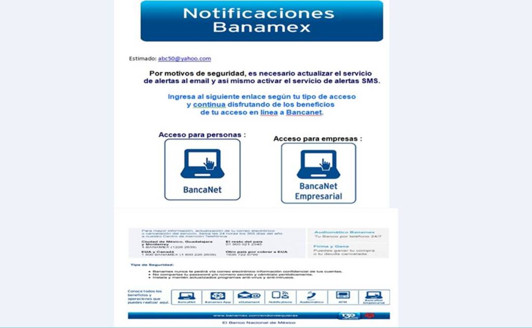 Así se ve el correo apócrifo (Especial)