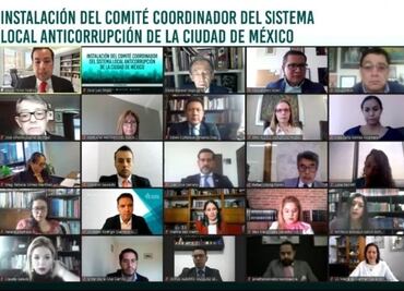 En sesión virtual, instalan Comité Coordinador del Sistema Anticorrupción de CDMX