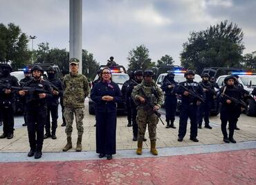 Policías de Ecatepec inician curso de adiestramiento táctico en la Marina