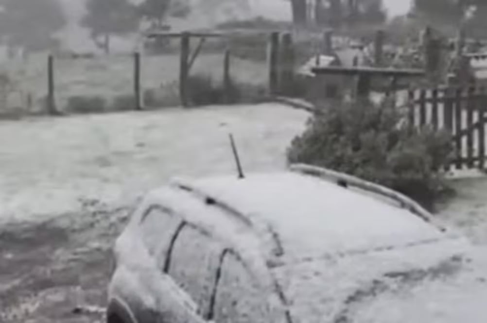 Una ola polar está causando temperaturas bao cero en el sur de Brasil, junto con nevadas. FOTO: CAPTURA