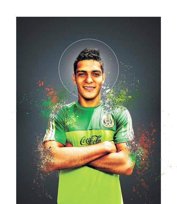 Hay que dar un golpe de autoridad ante la Selecta para recuperar la moral tras el 7-0 y Carlos Hermosillo pide que se le dé toda la confianza a Raúl Jiménez (FOTOARTE: DANIEL RAZO. EL UNIVERSAL)