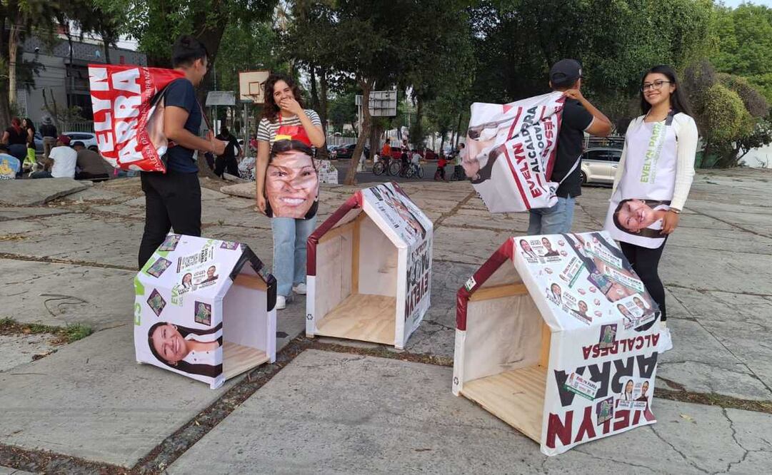 Evelyn Parra Álvarez candidata a la alcaldía Venustiano Carranza por la coalición “Seguiremos Haciendo Historia”. Foto: Especial