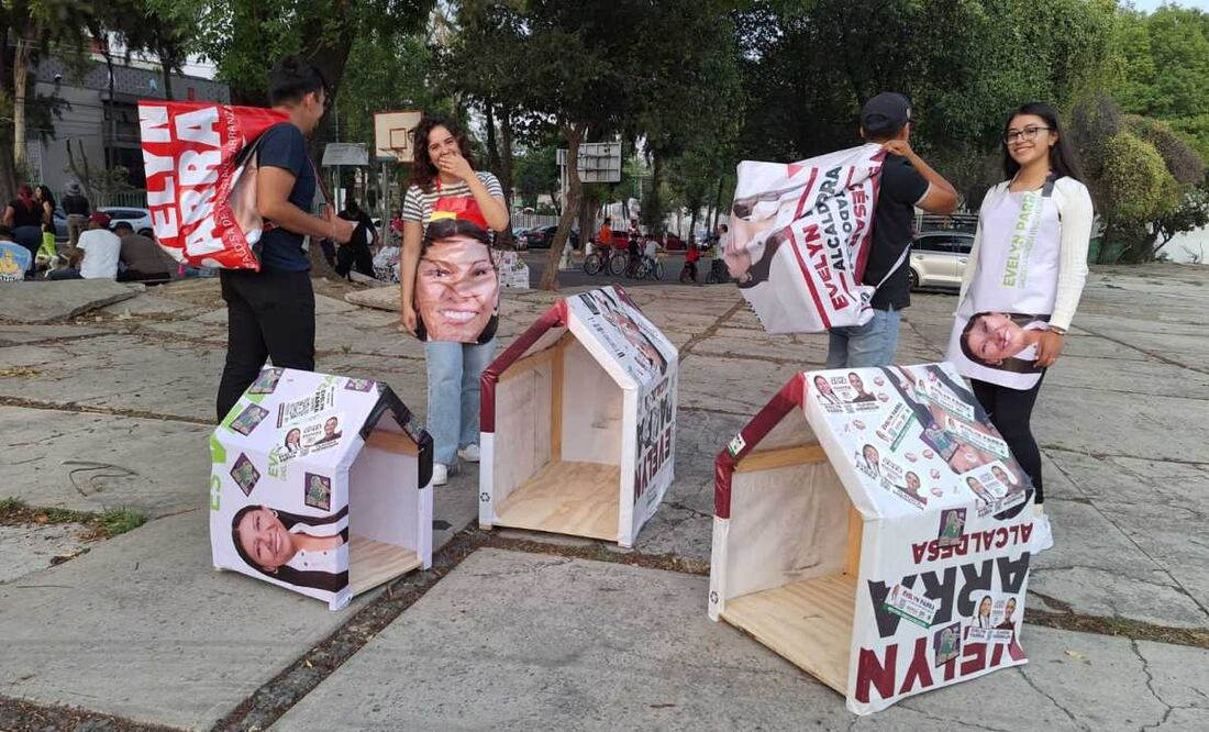 Evelyn Parra Álvarez candidata a la alcaldía Venustiano Carranza por la coalición “Seguiremos Haciendo Historia”. Foto: Especial