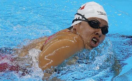 Patricia Valle, medalla de bronce en natación