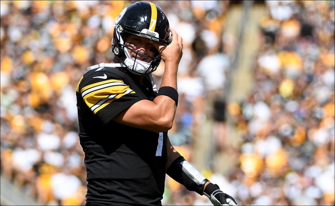 El QB de los Steelers. Foto: AFP