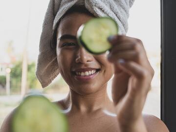 Mascarilla de pepino y aloe vera para combatir las arrugas