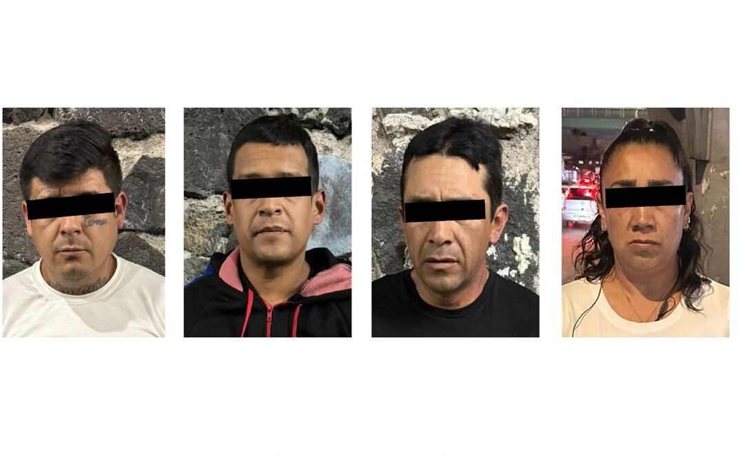 Detenidos por robo a casa habitación en la GAM. Foto: Especial