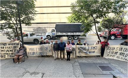 Viudas de trabajadores de Pemex exigen a AMLO que atienda su petición sobre pensiones y servicios de salud