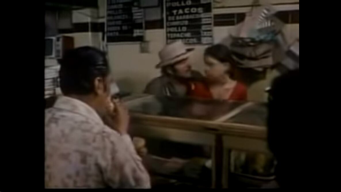 Leticia Perdigón fue Rita y pareja de El Tirantes en "Lagunilla mi barrio". Foto: Captura