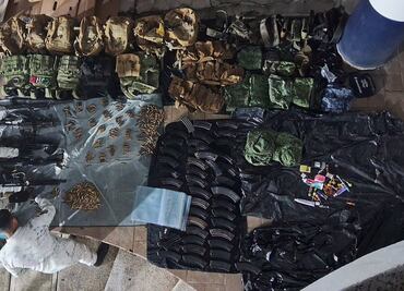 Guardia Nacional asegura en Nayarit material bélico, tras búsqueda de sujetos armados