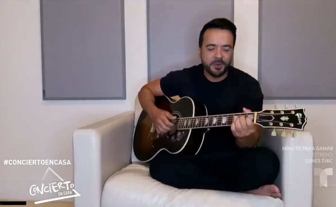 Luis Fonsi. Foto: Twitter @Telemundo