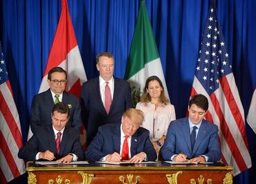 Mexico, the U.S. and Canada sign USMCA at G20 summit