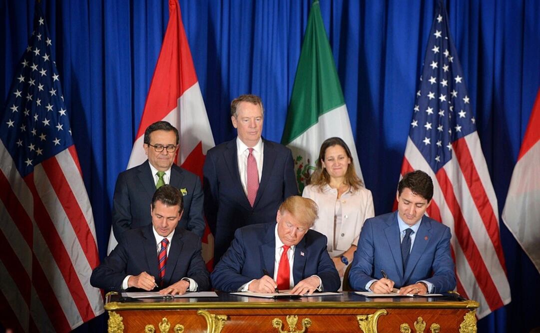 President Enrique Peña Nieto made it clear before both North American leaders that “commercial agreements are not meant to remain immovable," - Photo: Taken from Enrique Peña Nieto's official Twitter page
