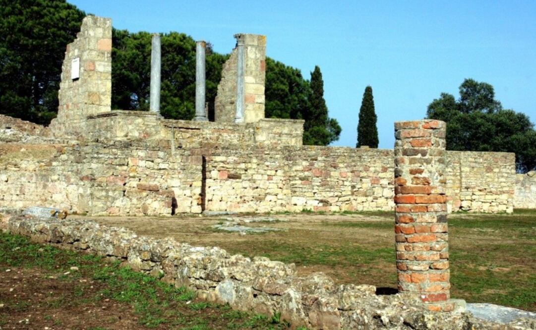 Las ruinas de la Zona arqueológica de Miróbriga pertenecieron al Imperio Romano. Foto: NOTIMEX