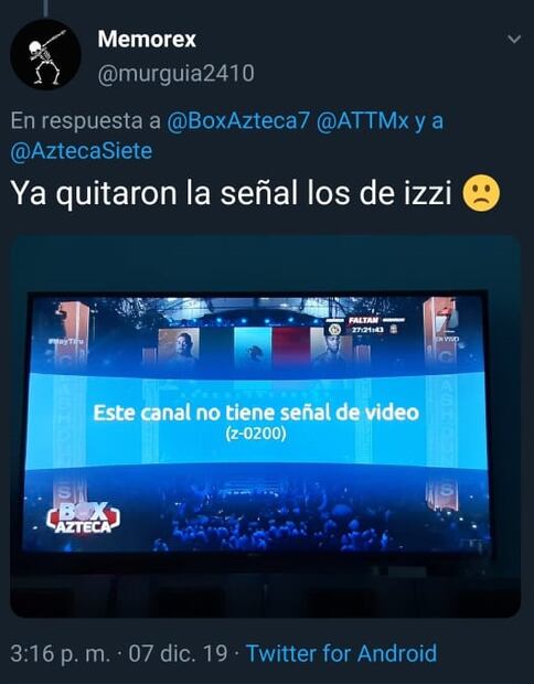 Usuarios acusan “boicot” contra TV Azteca en la pelea de Andy Ruiz