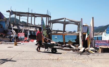 Las marcas que dejó Otis en Acapulco