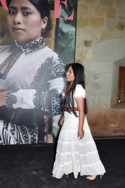 Yalitza Aparicio brilla en Oaxaca para evento con Vogue México