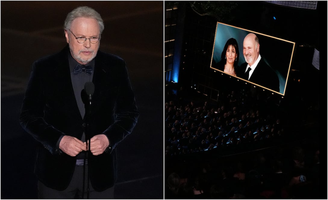 Billy Crystal rinde homenaje a Rob Reiner, el cineasta, fallecido el 14 de diciembre de 2025.
Foto: Chris Pizzello / AP