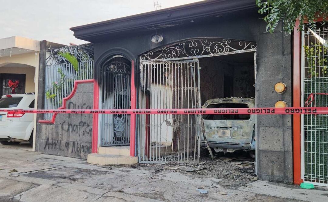 Hombres armados atacan dos viviendas en Sinaloa (03/12/2025). Foto: Cortesía