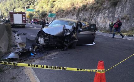Fatal choque en la México-Marquesa deja una persona sin vida; autoridades investigan las causas del impacto