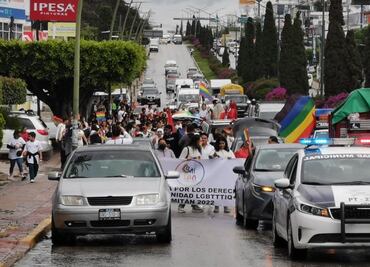 Miles salen a las calles de Chiapas en Marcha del Orgullo LGBTIQ+
