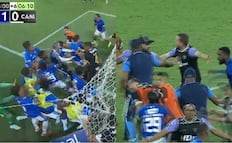 Video: Cruzeiro y Atlético Mineiro se enfrascan en pelea campal