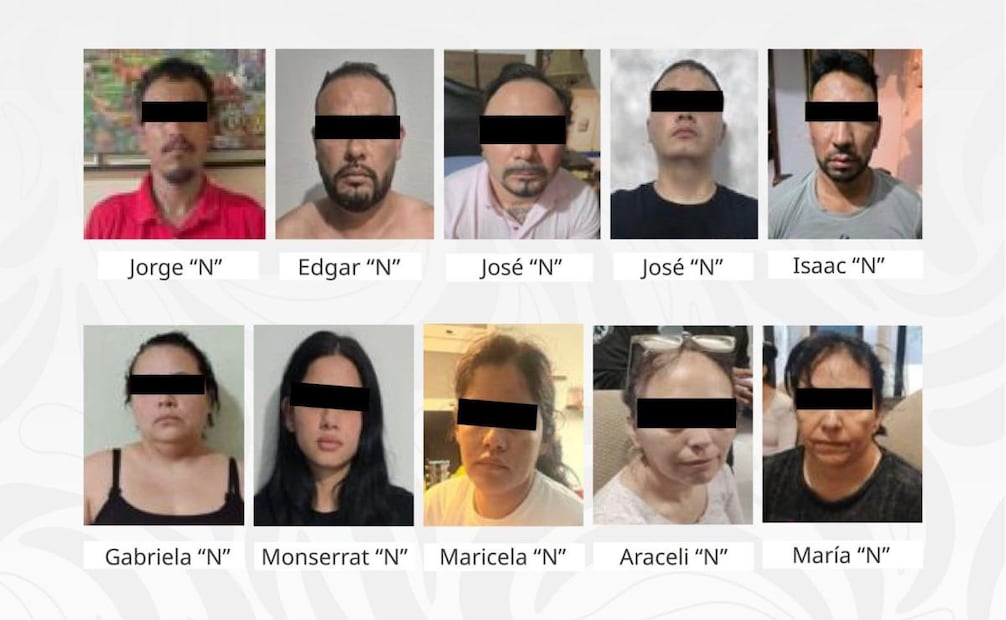 Detienen a 10 personas tras operativo en Nayarit (19/07/2026). Foto: X @GabSeguridadMX