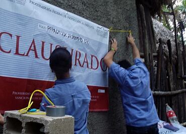 Clausuran hotel de Roberto Palazuelos en Tulum
